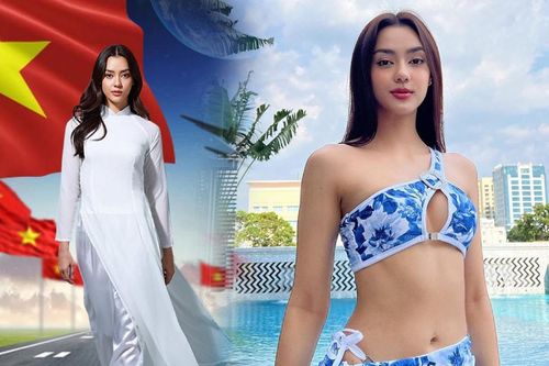 'Xả vai' thanh lịch, Hoa hậu Hoàn vũ Thái Lan 2020 Amanda Obdam 'thả dáng' mê hồn tại Việt Nam