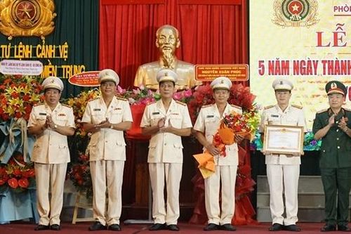 Phòng Cảnh vệ miền Trung kỷ niệm 5 năm thành lập