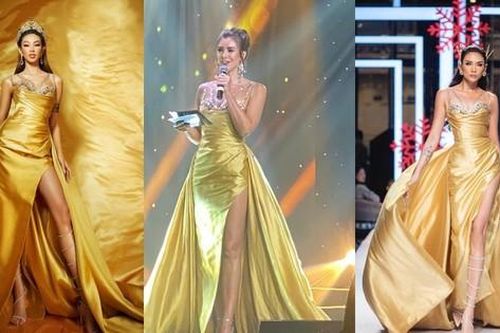 Natalie Glebova 'đụng hàng' Thùy Tiên, Võ Hoàng Yến