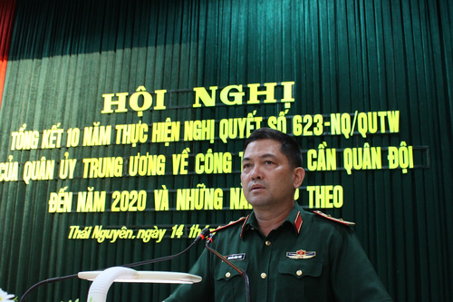 Đảng ủy Quân sự tỉnh Thái Nguyên tổng kết 10 năm thực hiện Nghị quyết 623