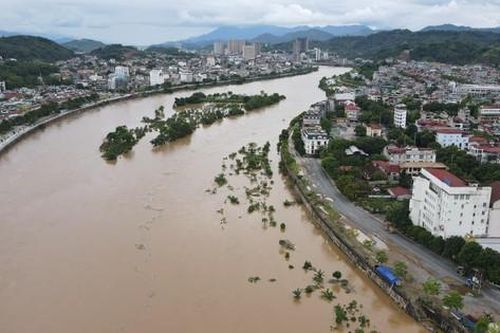 Mưa lớn gây ngập úng, sạt lở tại Lào Cai