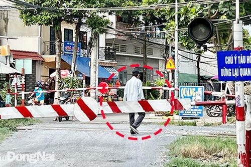 Nguy cơ tai nạn đường sắt ở các đoạn đường ngang