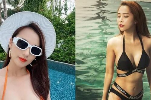 Đôi bạn thân của 'Chồng cũ, vợ cũ, người yêu cũ' đọ đường cong nóng bỏng với bikini