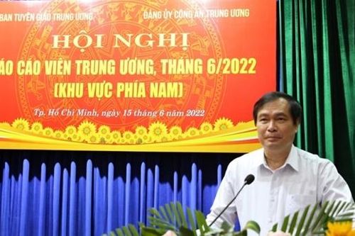 Hội nghị Báo cáo viên Trung ương: Báo cáo chuyên đề về lực lượng CSND