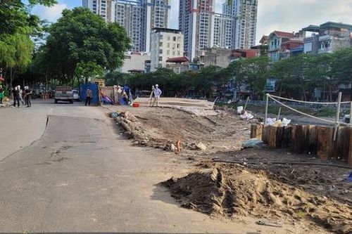 Khẩn trương làm rõ nguyên nhân sụt lún mặt đường Vũ Tông Phan