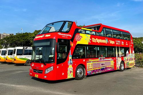 Nha Trang có xe buýt 2 tầng miễn phí cho du khách