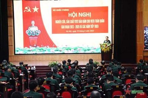 Hội nghị nghiên cứu, sản xuất vật tư kỹ thuật, bảo đảm cho vũ khí trang bị toàn quân giai đoạn 2023-2025