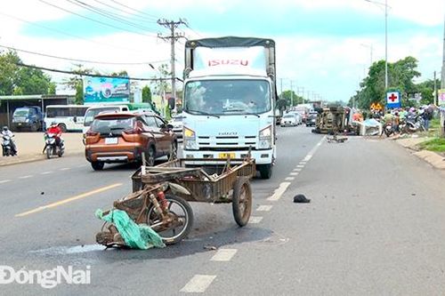 Tai nạn giao thông liên hoàn trên quốc lộ 20