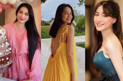 Phạm Quỳnh Anh, Phạm Hương và dàn sao Việt giấu bụng bầu nhờ váy suông