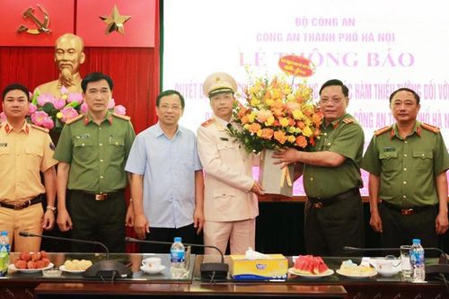 Phó Giám đốc Công an TP Hà Nội Nguyễn Hồng Ky được phong hàm Thiếu tướng