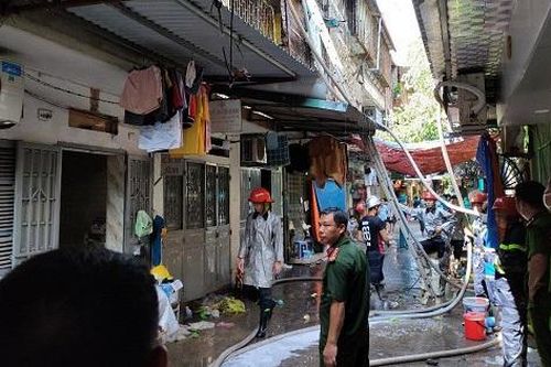 Cháy tại khu tập thể cũ quận Thanh Xuân, Hà Nội