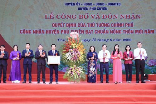 Niềm vui lớn của người dân huyện Phú Xuyên