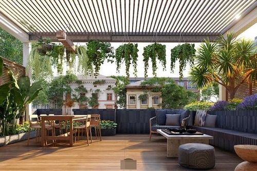 Nhà ống 3 tầng mang hơi thở hiện đại, vườn sân thượng cho cuộc sống thêm thi vị