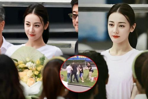 Hành động của Địch Lệ Nhiệt Ba khi cố nán lại lấy thư người hâm mộ dù quản lý xua đuổi gây chú ý