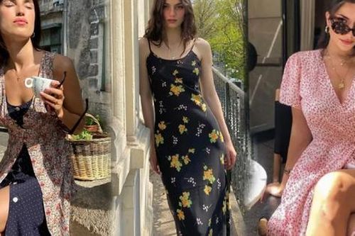 Quý cô người Pháp hè này vẫn mê mẩn váy hoa và gu chọn váy của họ đã cao tay hơn nhiều