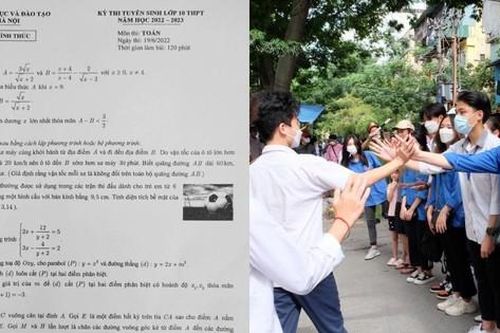 Đề thi và đáp án tham khảo môn Toán thi vào 10 tại Hà Nội: Không đánh đố, vừa sức với thí sinh