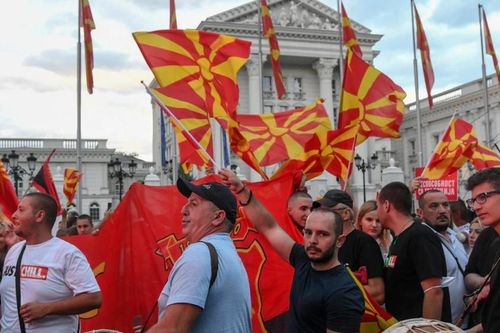 Biểu tình kêu gọi bầu cử sớm tại Cộng hòa Bắc Macedonia
