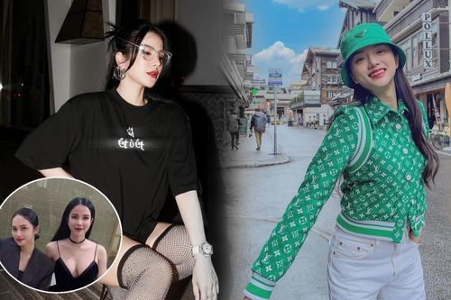 Hương Giang về nước 'tay bắt mặt mừng' với Diệp Lâm Anh nhưng lép vế hẳn về nhan sắc