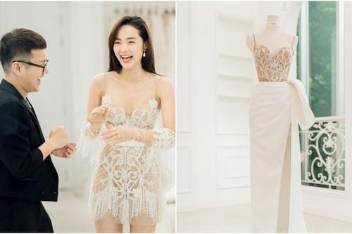 Váy cưới của Minh Hằng có gì đặc biệt?