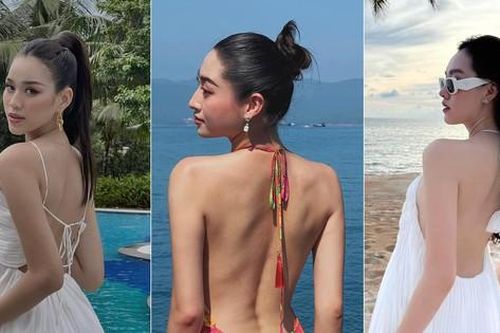 Dàn Hoa hậu, Á hậu khoe lưng ong khi đi biển mùa hè: Đỗ Thị Hà, Lương Thùy Linh đẹp mê mẩn