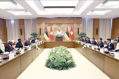 Chủ tịch Quốc hội Vương Đình Huệ hội đàm với Chủ tịch Quốc hội Cộng hòa Mozambique