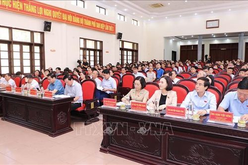 Cử tri Ninh Bình gửi gắm nhiều tâm tư, nguyện vọng tới Quốc hội