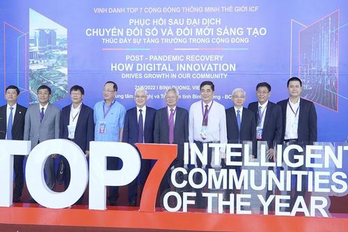 Bình Dương tiếp tục được vinh danh Top 7 cộng đồng thành phố thông minh