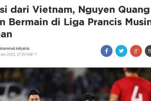 Truyền thông Indonesia: 'Quang Hải sẽ thăng hoa tại châu Âu'