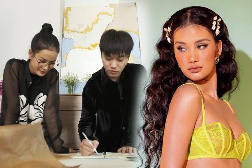 Quyết định táo bạo của Hương Ly: Diện váy làm từ giấm trong đêm bán kết Hoa hậu Hoàn vũ Việt Nam 2022
