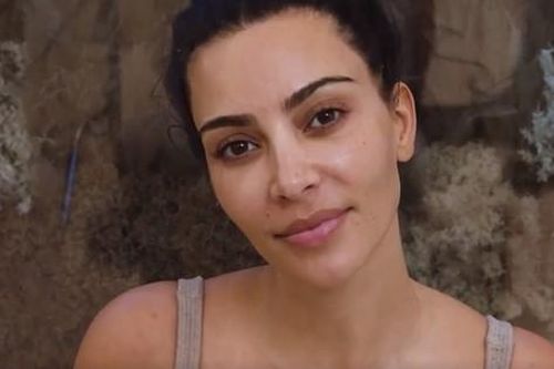Mặt mộc của Kim Kardashian