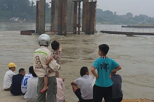 Tìm thấy thi thể chủ đò bị cuốn trôi trên sông Lô 10 ngày trước