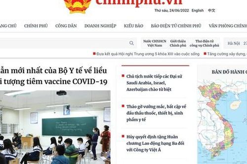 Cổng TTĐT Chính phủ làm đầu mối kết nối thông tin chỉ đạo, điều hành của Chính phủ trên môi trường mạng