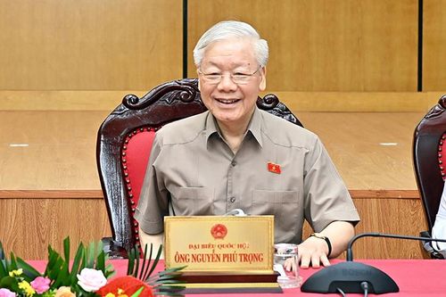 Tổng Bí thư Nguyễn Phú Trọng tiếp xúc cử tri Hà Nội