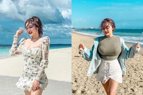 Hot girl ngoại cỡ Trung Quốc tự tin diện đồ quyến rũ 'hết nấc'