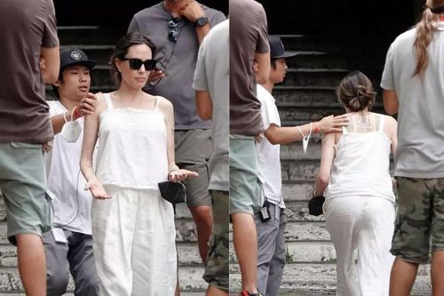 Angelina Jolie lộ nhan sắc thật trên phim trường, động thái của Pax Thiên đối với mẹ nuôi gây chú ý