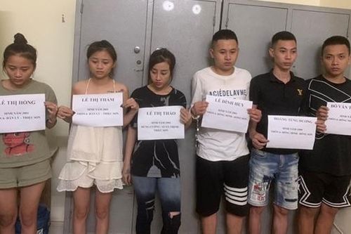 Bắt 6 đối tượng tổ chức chơi ma túy trong nhà nghỉ