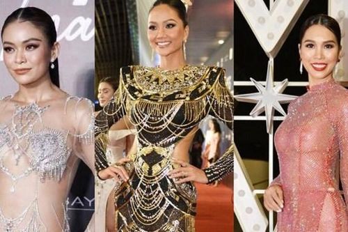 Mâu Thủy, H'Hen Niê và loạt sao lộng lẫy trên thảm đỏ chung kết Miss Universe 2022