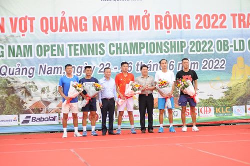 Nhiều tay vợt mạnh góp mặt tại Giải quần vợt tỉnh Quảng Nam mở rộng 2022