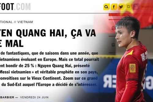 Quang Hải được đồng đội cũ ca ngợi hết lời trên báo Pháp, thúc giục các CLB phải 'ký ngay và luôn'