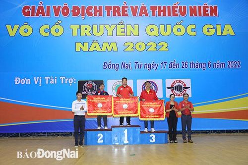 Giải vô địch trẻ và thiếu niên võ cổ truyền toàn quốc lần thứ 23: Đồng Nai xếp hạng 5 toàn đoàn