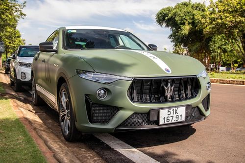 Cận cảnh Maserati Levante phiên bản giới hạn của ông Đặng Lê Nguyên Vũ