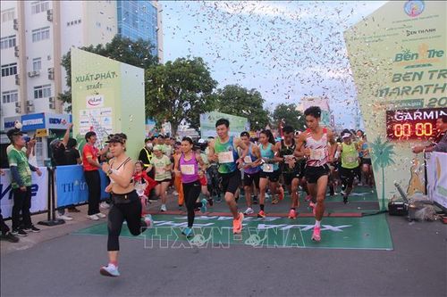 Trên 4.000 vận động viên dự Giải Bến Tre Marathon 2022
