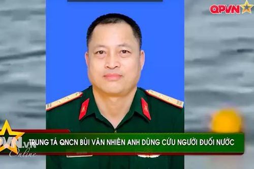 Cứu cháu bé bị đuối nước khi tắm biển, Trung tá quân đội hy sinh
