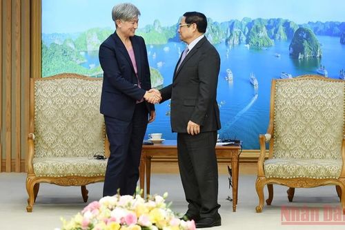 Thủ tướng Phạm Minh Chính tiếp Bộ trưởng Ngoại giao Australia Penny Wong