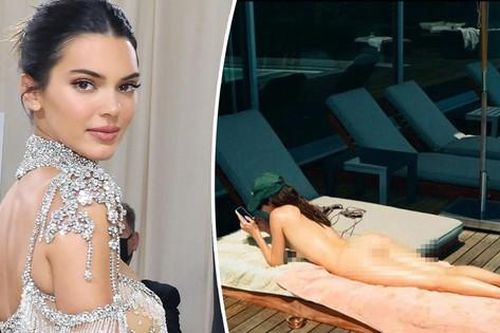 Ảnh khỏa thân của Kendall Jenner gây 'bão' mạng
