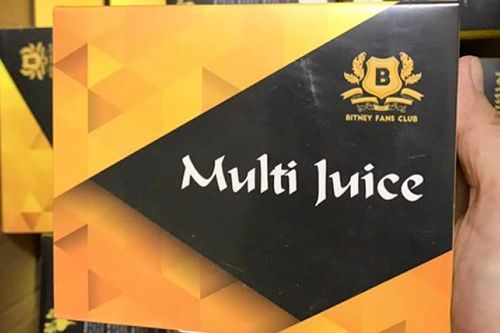Nước trái cây hỗn hợp Multi Juice và Lucenta kinh doanh đa cấp không phép