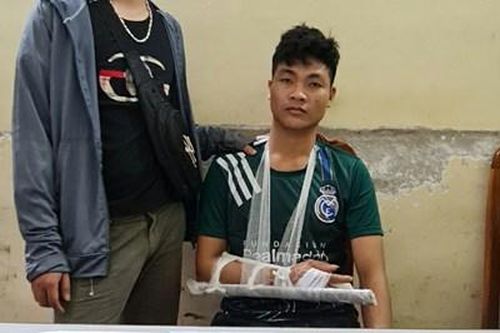 Đối tượng đi 'ship' ma túy liều mình nhảy từ mái nhà xuống đất để trốn Cảnh sát