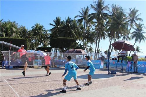 Trên 200 VĐV tham gia Giải vô địch Đá cầu bãi biển Quốc gia năm 2022