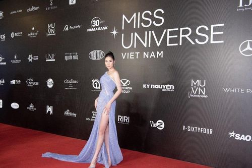 Á hậu Hoàng Hạnh đẹp tựa nữ thần trong Miss Universe Vietnam 2022