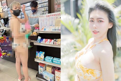 Hotgirl thản nhiên mặc đồ 'hai mảnh' dạo phố mặc ánh nhìn ái ngại của người xung quanh